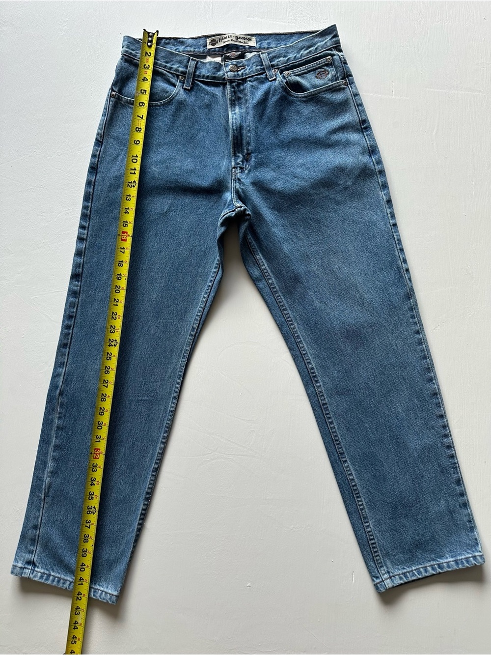 Harley-Davidson Men's Blue Relaxed Jeans
